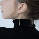 S925 Sterling Silver Ear Line Women's Elegant Tassel Ear Chain Design Earrings Earrings Japanese and Korean Style Tassel Design Ouni Na