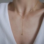 color: 14k gold / size: 36cm + extended chain 5cm