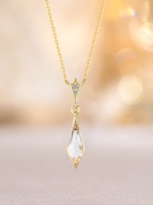 S925 Sterling Silver Japanese Diamond White Crystal Necklace Women's Light Luxury Fashion Stacked Wear Style Collarbone Chain Commuting All-match Jewelry