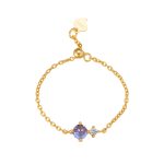 color: September [Blue Zirconium]] / size: white gold