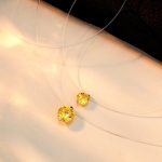 color: golden yellow / Style: 6mm(45cm)
