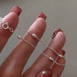 925 Sterling Silver Round Beads Rice Bracelet Ins Design Simple Light Luxury Korean Style Olive Beads Peas Bracelet