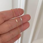 S925 Sterling Silver Plated 14K Gold Zircon Bracelet Exquisite Ins Style Mini Fine Bracelet Stacked Japanese Style Light Luxury Simple Female Ouni Na