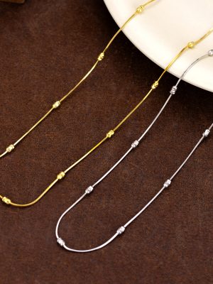 S925 Sterling Silver Snake Bone Chain Matching Chain Unisex 1.0 Octagonal Snake Bone Chain Bag Gyssophila Pillar Chain Wholesale
