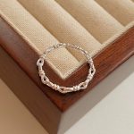 color: white gold / size: Opening adjustable