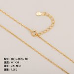 color: 0.11cm cross chain (42+3cm) / Style: white gold