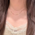 color: 45cm non-adjustable / size: 14k gold