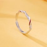 color: White gold "female" inner diameter 17mm / size: Opening adjustable