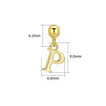 color: P (single pendant) / Style: white gold