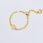 color: Love -14K Gold / size: Push-pull adjustable