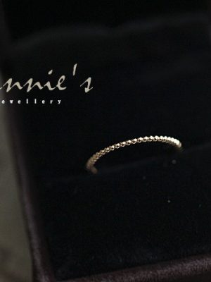 Wish Hot Selling 925 Sterling Silver Plated 14k Gold Factory Style Very Simple Basic Stacked Ring HME