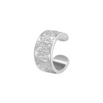color: Tin foil pounding ear clip / Style: White gold (single pack)