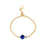 color: December [113# Blue Tip Crystal]] / size: white gold