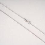 color: 1mm snake bone chain / Style: 40cm