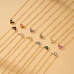 color: [May] Green Zirconium / Style: white gold
