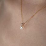 Simple Classic 925 Sterling Silver Plated 18K Gold Entry Luxury High-grade Shell Bead Pearl Pendant Necklace Women's Minimalist Clavicle Chain