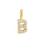 color: B (single pendant) / Style: 18K Gold