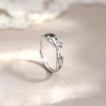 color: Wish Meteor Ring (White Gold) / size: Opening adjustable