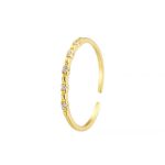color: 14K Gold / size: Open Ring