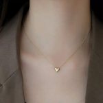 Advanced Entry Luxury 925 Sterling Silver Plated 18K Gold Love Necklace French Simple Elegant Classic Heart-Shaped Pendant Collarbone Chain