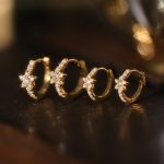 color: Small 18K Gold Pair