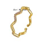 color: 14K Gold / size: Open Ring