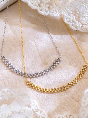 S925 Sterling Silver Rai Diamond Smile Necklace Women's Light Luxury Fashion Full Zircon Clavicle Chain Design All-match Neck Chain
