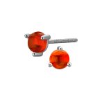 color: Orange Red Opal-Silver