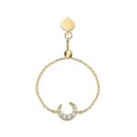 color: 14K Gold / size: Push-pull adjustable