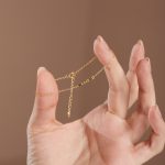 S925 Sterling Silver Plated 14K Gold Luck Bracelet Simple and Exquisite Square Brand English Letter Lucky Light Luxury Jewelry for Women Ouni Na