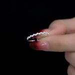 color: Small flower ring-silver / size: Opening adjustable