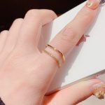 color: 14K Gold-Double Opening Ring / size: Open Ring