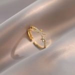color: 14K Gold / size: Open Ring