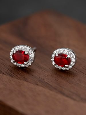 S925 Sterling Silver Super Flash Full Diamond Oval Earrings for Women Retro Light Luxury Fashion High Elegant All-match Earrings