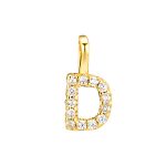 color: D (single pendant) / Style: 18K Gold