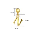 color: N (single pendant) / Style: white gold