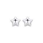 color: 4mm white gold/pair