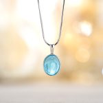 color: Aquamaro-single pendant