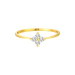 color: Gold (5A Zircon) / size: US Code 6