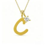 color: 14K Gold C- Chain Set