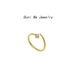 color: 14K Gold / size: Open Ring