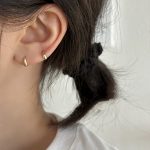 Mini Drop Earrings s925 Sterling Silver Gold Plated Minimalist Earrings Daily Commuter Earrings Small Glow Base Female Ouni Na