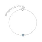 color: March (Aquamarine) / Style: Silver