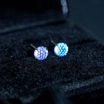 color: Fireworks Cut Fragrant Zirconium (Single) / Style: Foot Silver