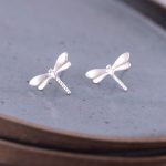 color: Dragonfly Earrings-Silver