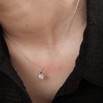 color: white gold / size: 45cm adjustable