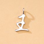 color: W3 King [Single Pendant]] / Style: white gold
