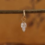 Nana Ouyang S925 Sterling Silver Plated 18K Horse Eye Zircon Earrings Earrings All-match Minimalist DIY Accessories HME