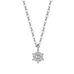 color: White gold necklace