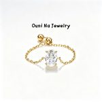 color: 14K Gold / size: Push-pull adjustable